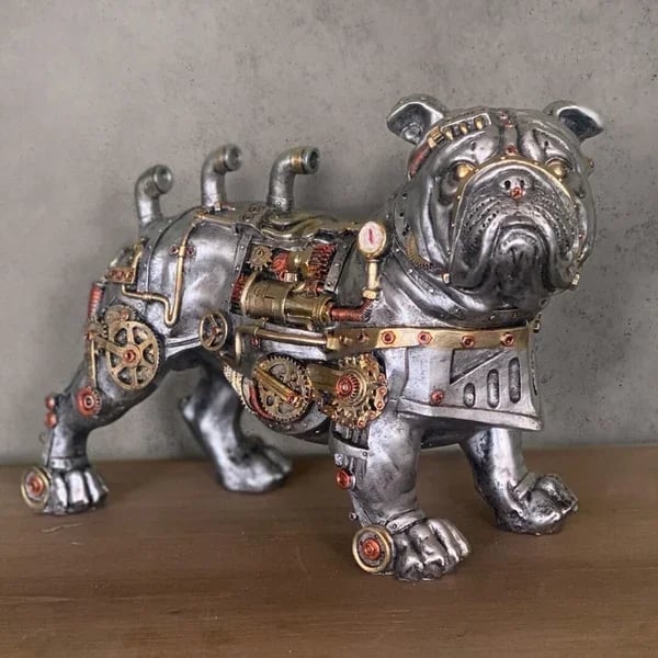 Mechanical Punk Animal Sculptures for Home Decor – Steampunk-Style Figurines for Shelves, Office and Modern Interiors