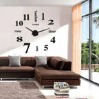 3D Wall Clock for Modern Home Decor – Large Decorative Time Display for Living Room, Office and Contemporary Interiors