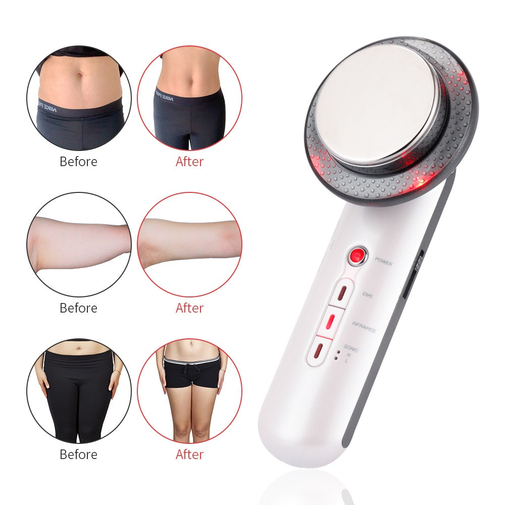 3-in-1 Ultrasonic EMS Body Massager for Home Use – Multi-Function Massage Device for Relaxation, Muscle Stimulation and Body Care