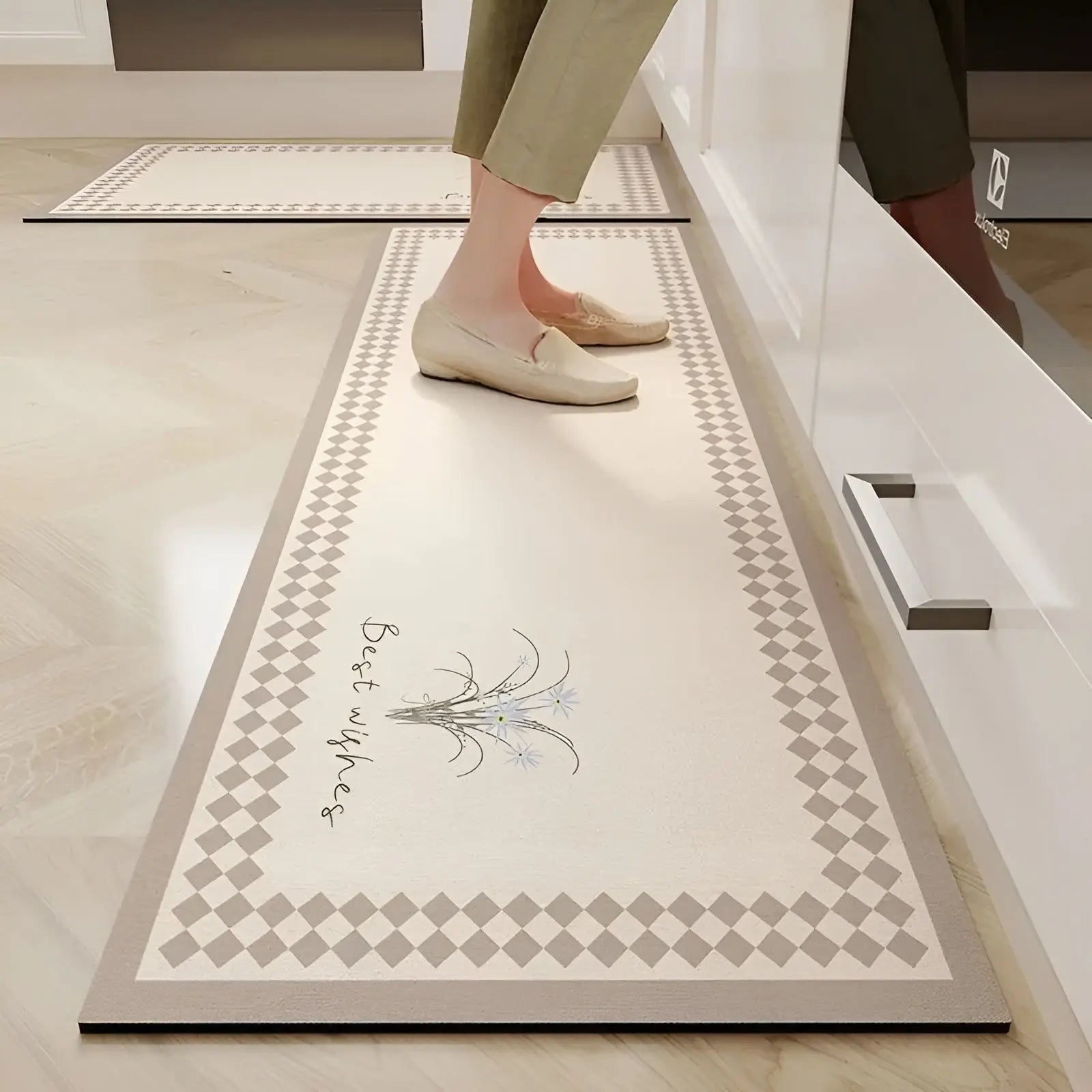 Fast-Drying Ultra-Absorbent Non-Slip Kitchen Mat - SplashEase