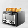 4 Slice Toaster Oven with Dual Controls Stainless Steel Top and Protective Cover Four - Image 9