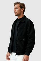 Jack – Black Corduroy Jacket for Men