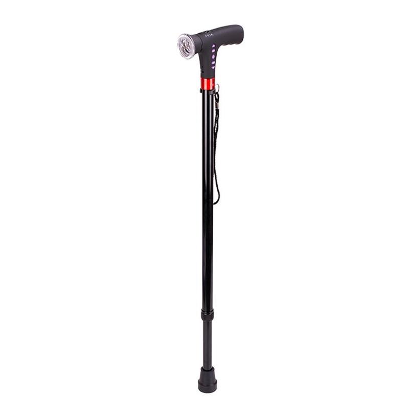 Nordic Walking Poles with Integrated LED Lighting – Adjustable Outdoor Walking Sticks for Fitness, Hiking and Evening Use