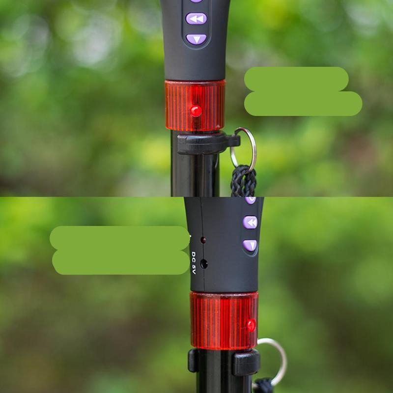 Nordic Walking Poles with Integrated LED Lighting – Adjustable Outdoor Walking Sticks for Fitness, Hiking and Evening Use