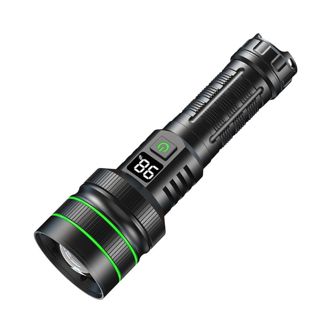 Ultra-Bright Zoomable LED Flashlight for Outdoor and Emergency Use – Adjustable Beam Torch for Camping, Hiking and Power Outages