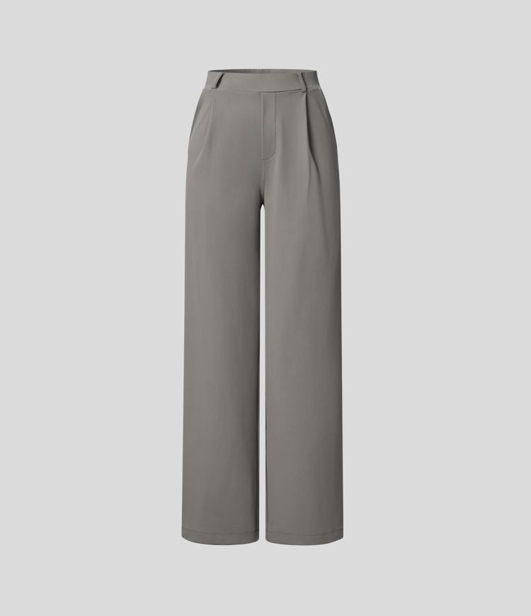 Chic High-Waisted Trousers for Women – Elegant Pants for Work, Office Style and Everyday Outfits