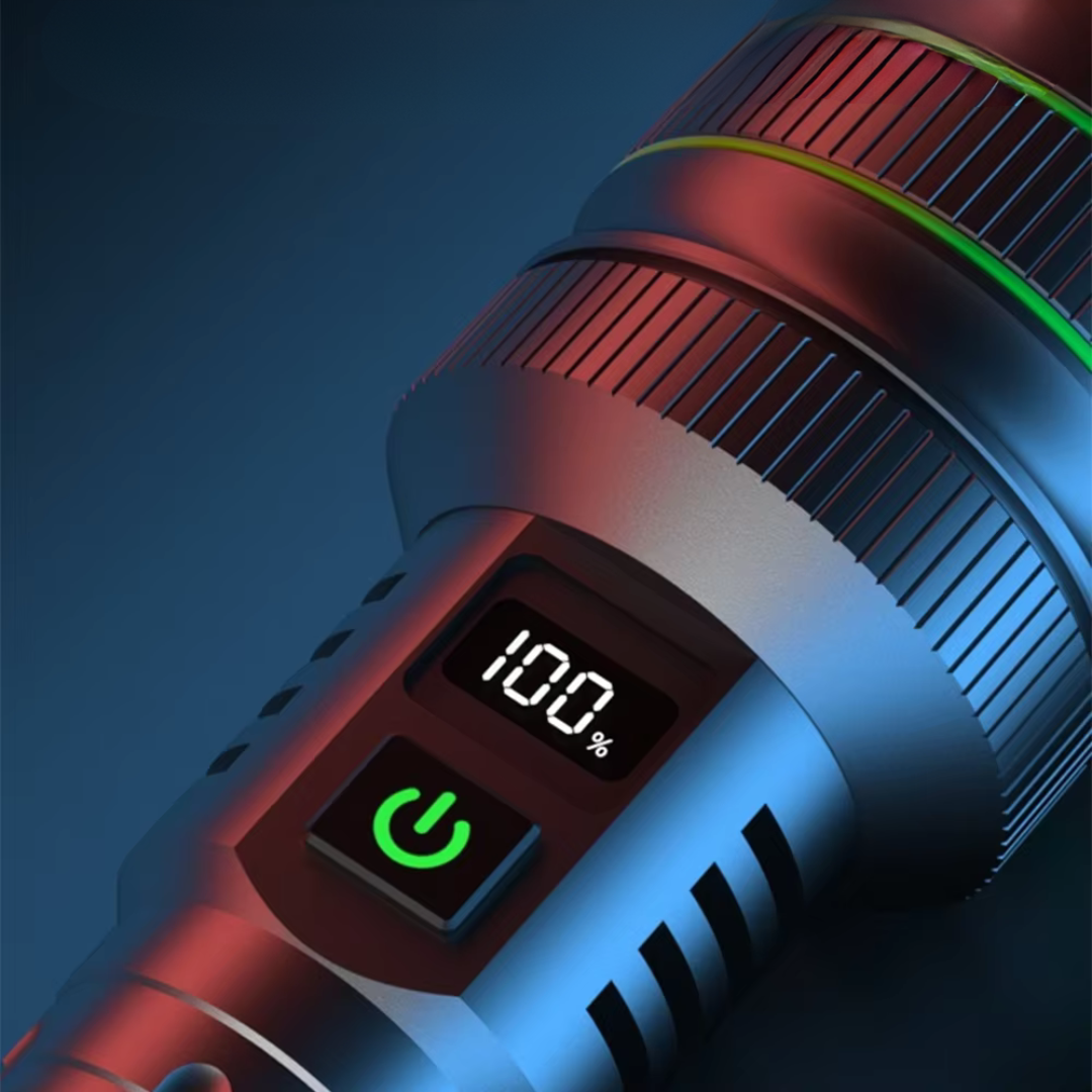 Ultra-Bright Zoomable LED Flashlight for Outdoor and Emergency Use – Adjustable Beam Torch for Camping, Hiking and Power Outages