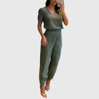 Jennifer | Chic Blouse and Trousers Ensemble
