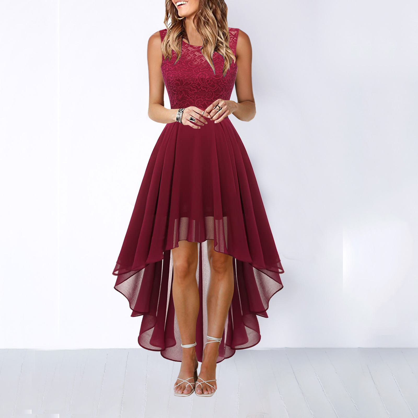 Kaitlyn | Elegant High-Low Dress for Women – Perfect for Wedding Guests