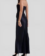 Claire | Women's Draped Maxi Dress for Wedding Guests