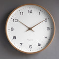 Minimalist Wall Clock for Living Room and Office – Scandinavian Style Home Decor with Silent Time Display
