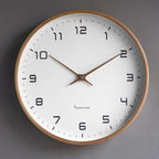 Minimalist Wall Clock for Living Room and Office – Scandinavian Style Home Decor with Silent Time Display