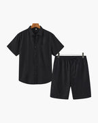 Vintage Linen Shorts Set