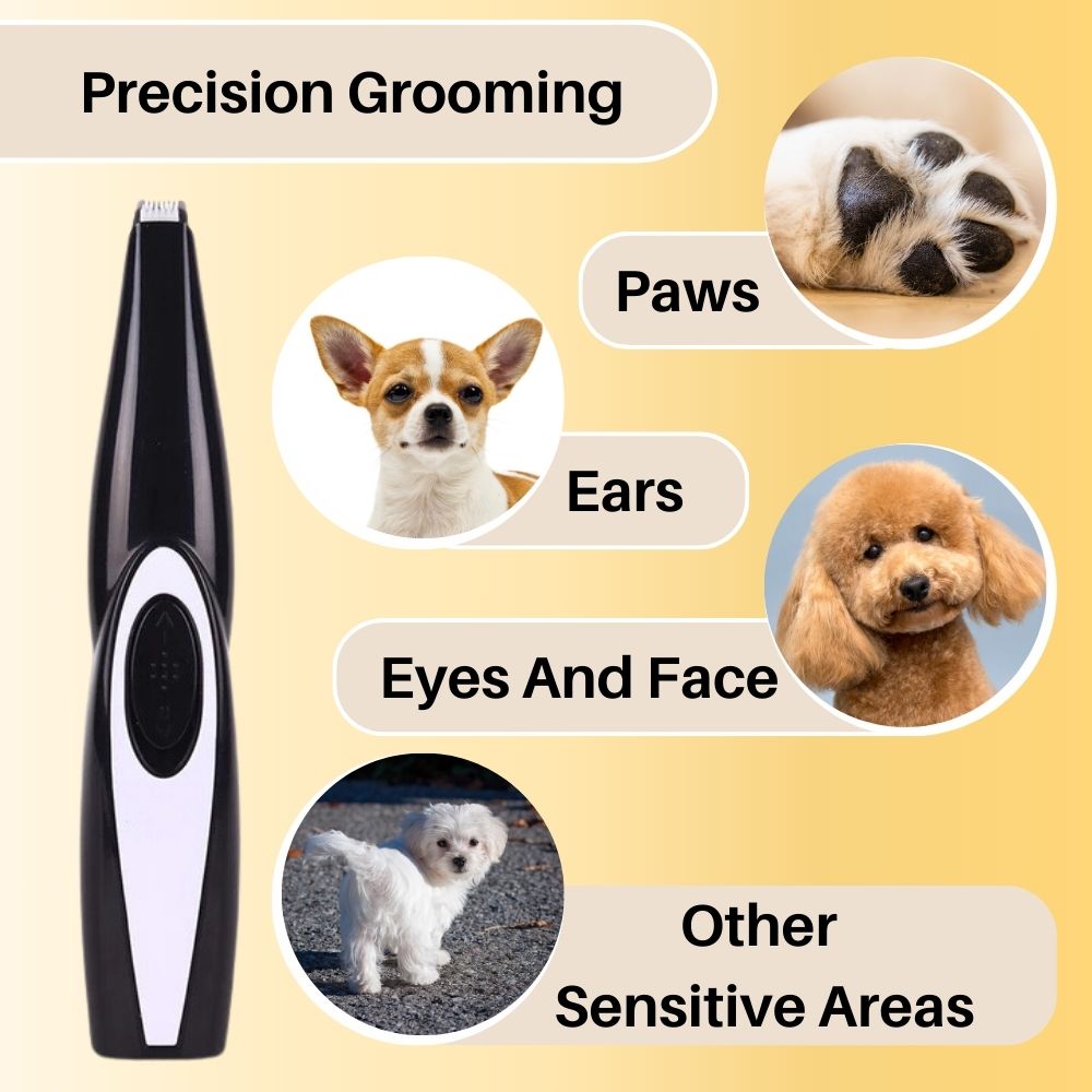 Silent Precision Pet Trimmer for Grooming – Quiet Hair Cutting Tool for Dogs and Cats at Home