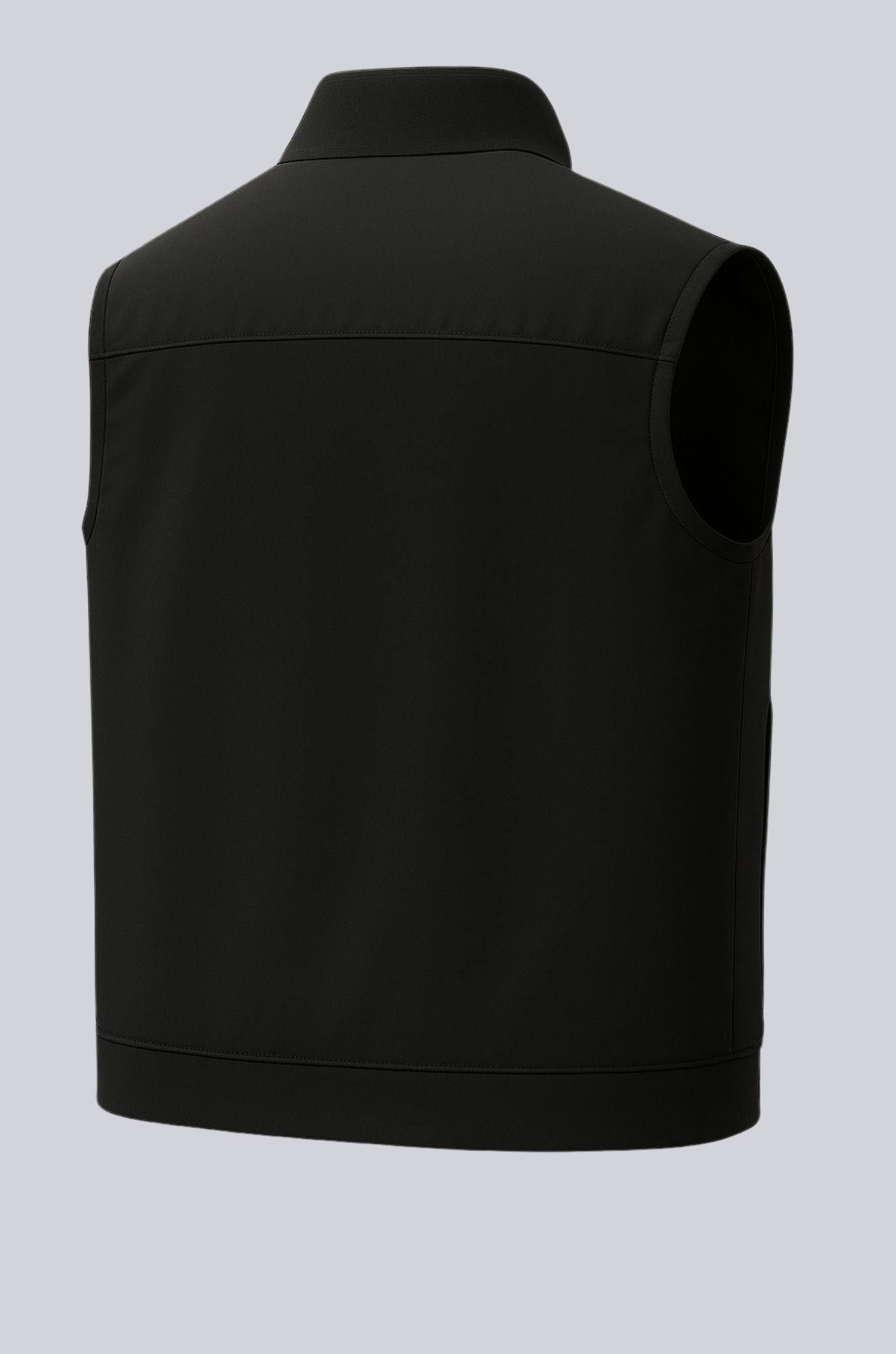 Oliver Men's Black Casual Stand Collar Vest