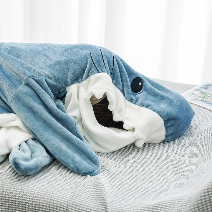 Ultra-Soft Shark Onesie for Kids and Adults – Cozy All-in-One Costume for Lounging, Sleepwear and Fun Outfits