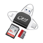 4-in-1 Universal Card Adapter for Data Transfer and Charging – High-Speed Connector for Phones, Tablets and Laptops