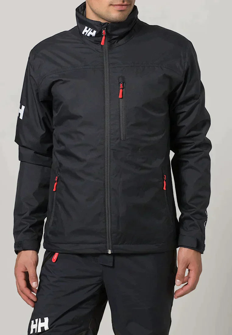 Men's Zip-Up Jacket with Water-Resistant Design and Collar