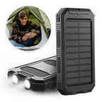Water-Resistant Solar Power Bank – Portable Charging with Dual USB Output