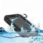 Water-Resistant Solar Power Bank – Portable Charging with Dual USB Output