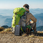 Water-Resistant Solar Power Bank – Portable Charging with Dual USB Output