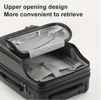 Hard Shell Cabin Suitcase with Cup Holder and USB Port – Carry-On Luggage with TSA Lock for Smart Travel