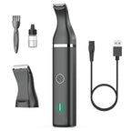 Quiet Cordless Pet Clipper with Dual Blades – Efficient Grooming Tool for Dogs and Cats at Home