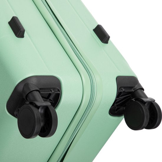 2-Piece Hard Shell Luggage Set with Laptop Compartment – Lightweight Travel Suitcases with Spinner Wheels for Business and Holidays