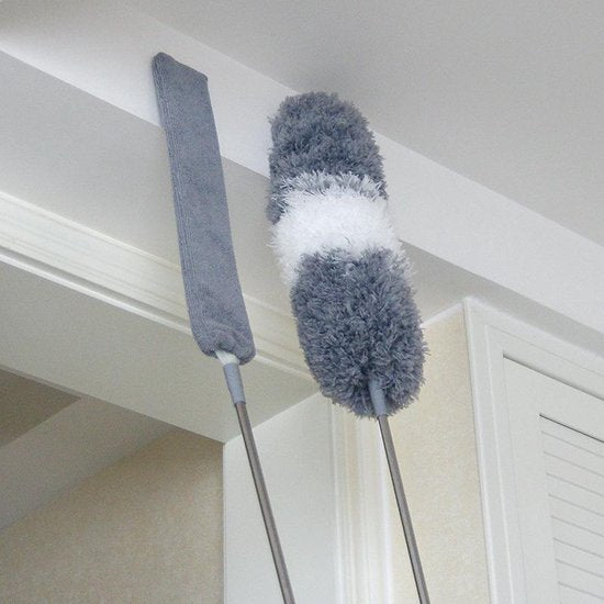 Extendable Duster for High and Hard-to-Reach Areas – Adjustable Cleaning Tool for Ceilings, Shelves and Home Use