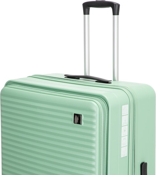 2-Piece Hard Shell Luggage Set with Laptop Compartment – Lightweight Travel Suitcases with Spinner Wheels for Business and Holidays