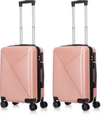 2-Piece Hardshell Luggage Set for Travel – Lightweight Suitcases with Spinner Wheels