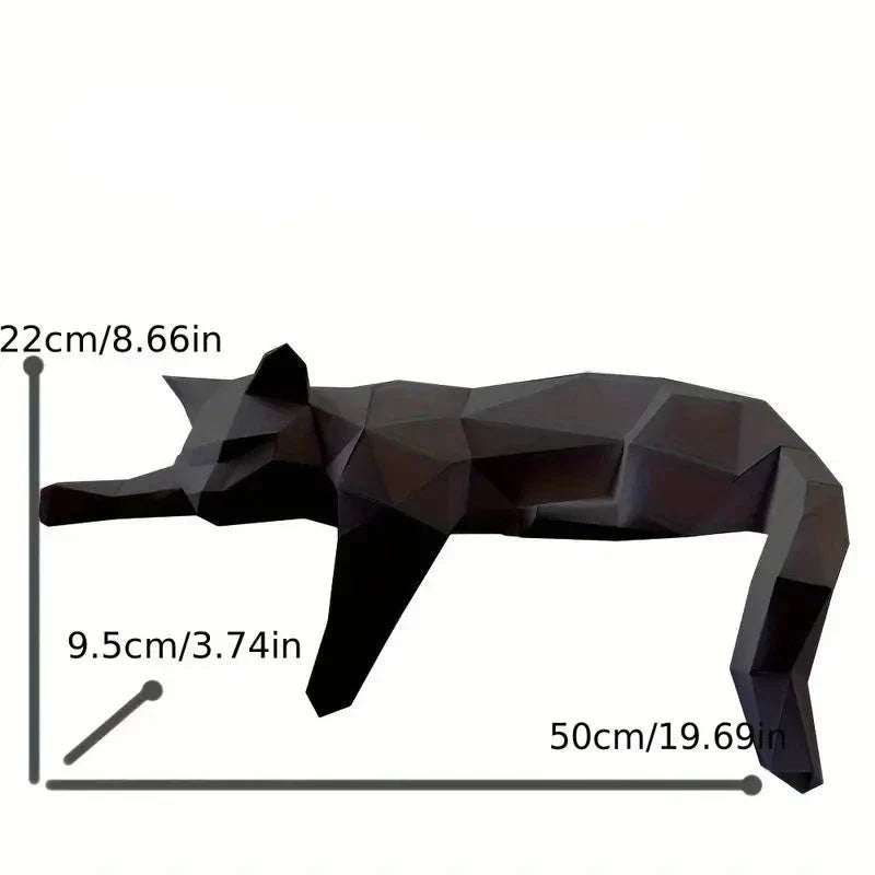 Contemporary Cat Sculpture for Modern Home Decor – Minimalist Decorative Accent for Living Room, Office and Shelves