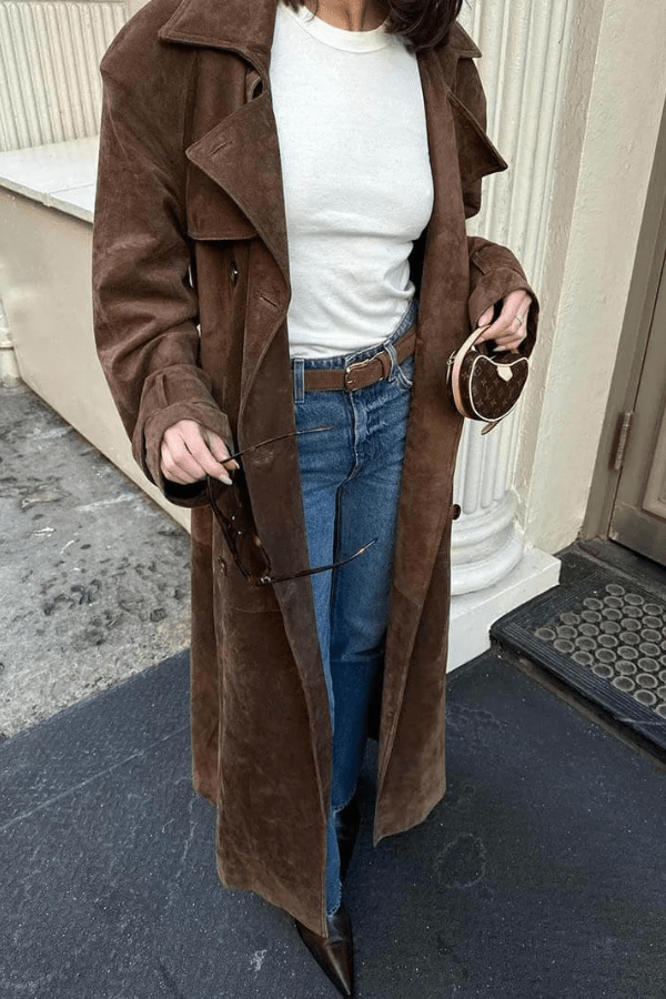 Galatea Longline Trench Coat