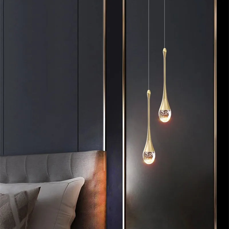 Vetra Warm Glow Glass Pendant Light