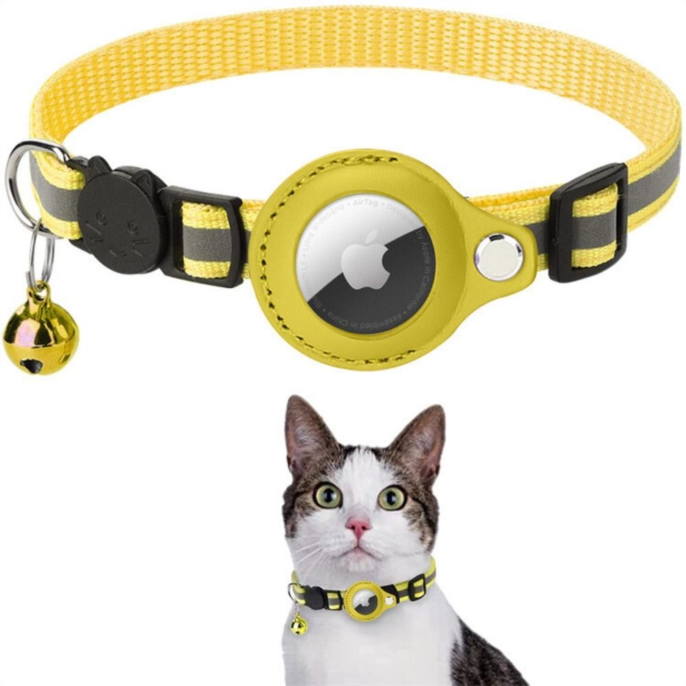 Reflective Cat GPS Tracker Collar – Breakaway Safety Buckle, Adjustable Fit & Night Visibility