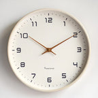 Minimalist Wall Clock for Living Room and Office – Scandinavian Style Home Decor with Silent Time Display