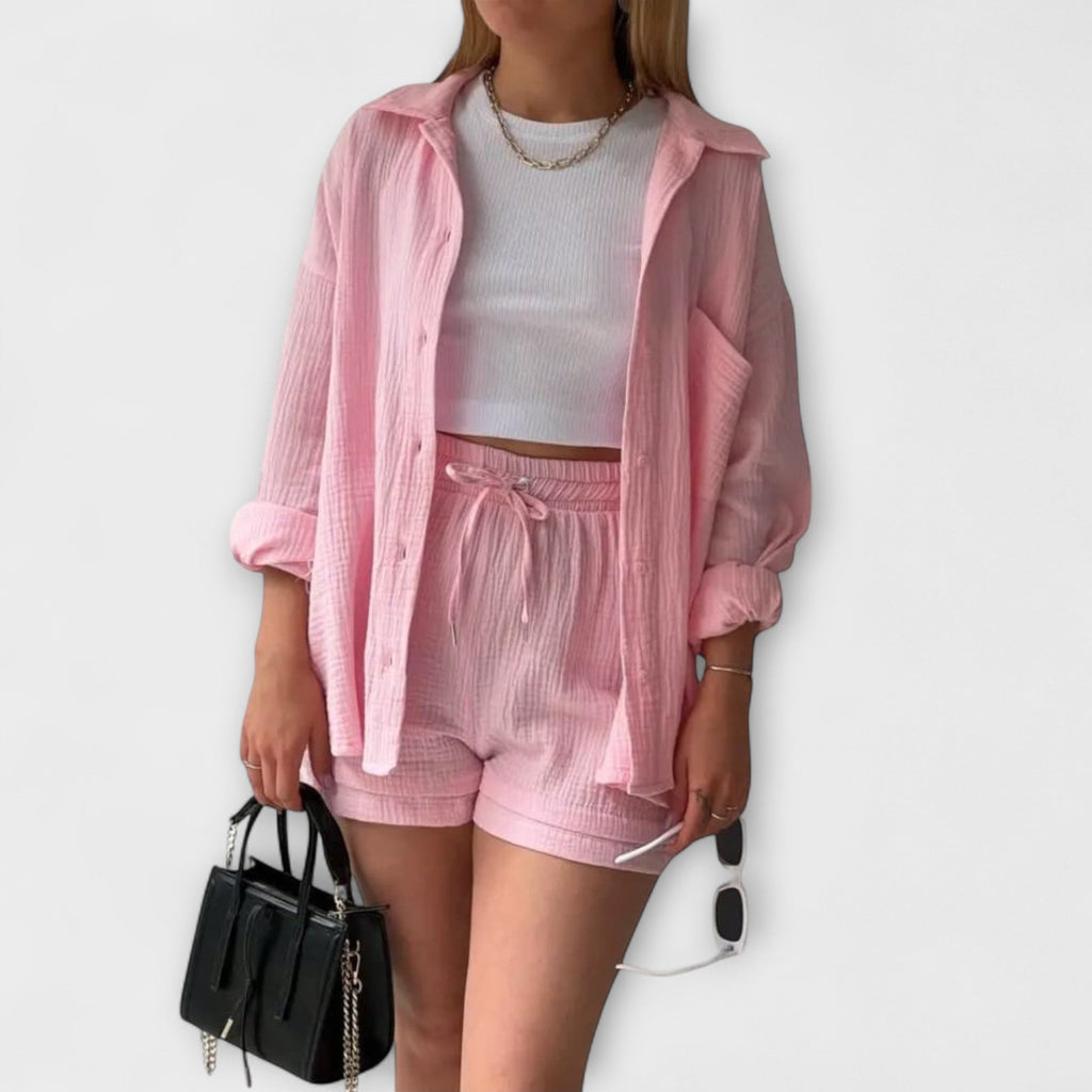 Roselina | Chic Top and Bottom Set