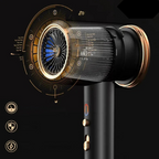 High-Power Hair Dryer & Styling Brush – Fast Drying with Anti-Frizz Technology