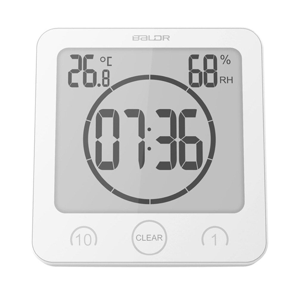 Waterproof Shower Timer for Bathroom Use – Easy Time Tracker for Shower Routines and Daily Time Management