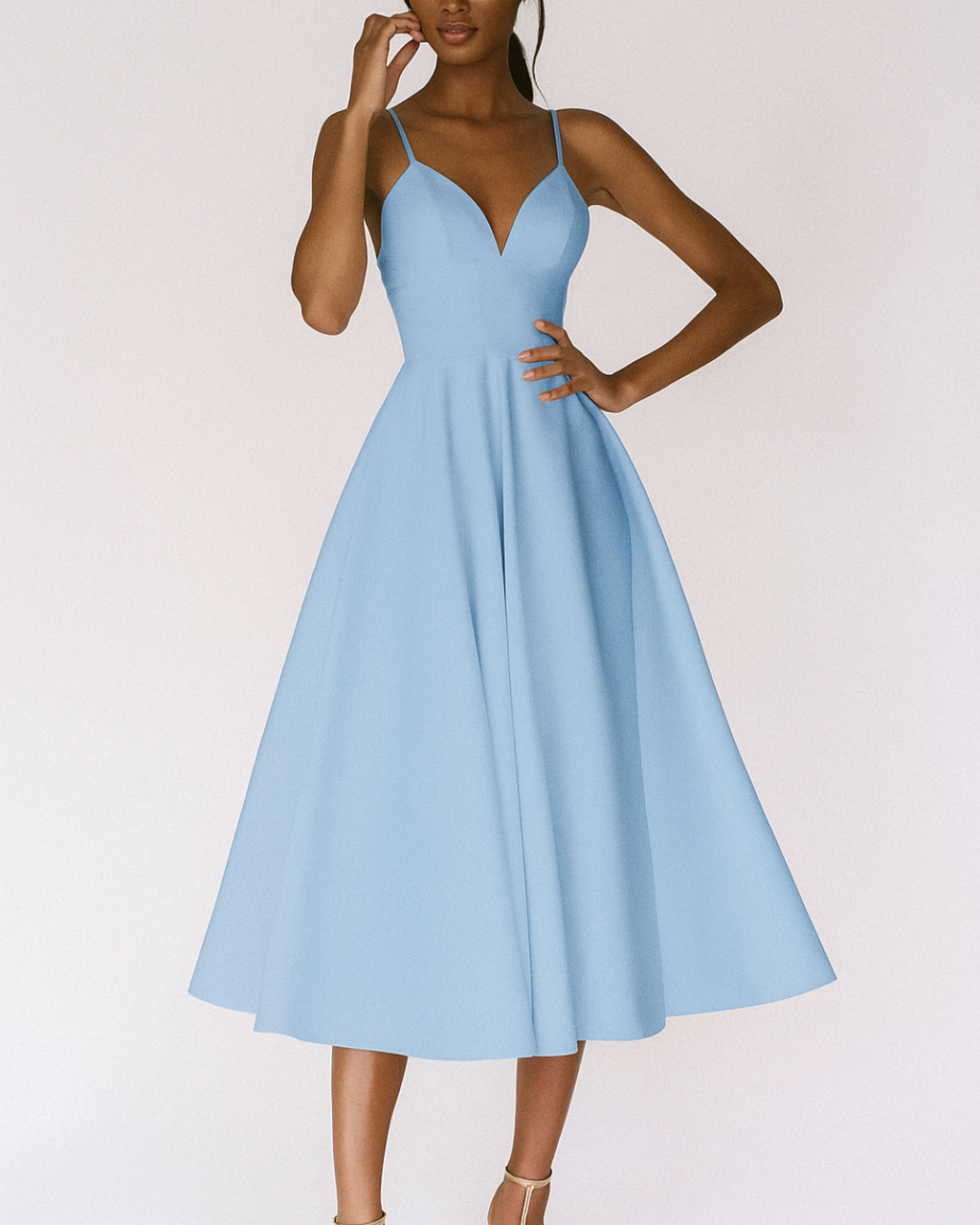 Daisy | Strappy Midi Dress for Women - Perfect for Wedding Guests