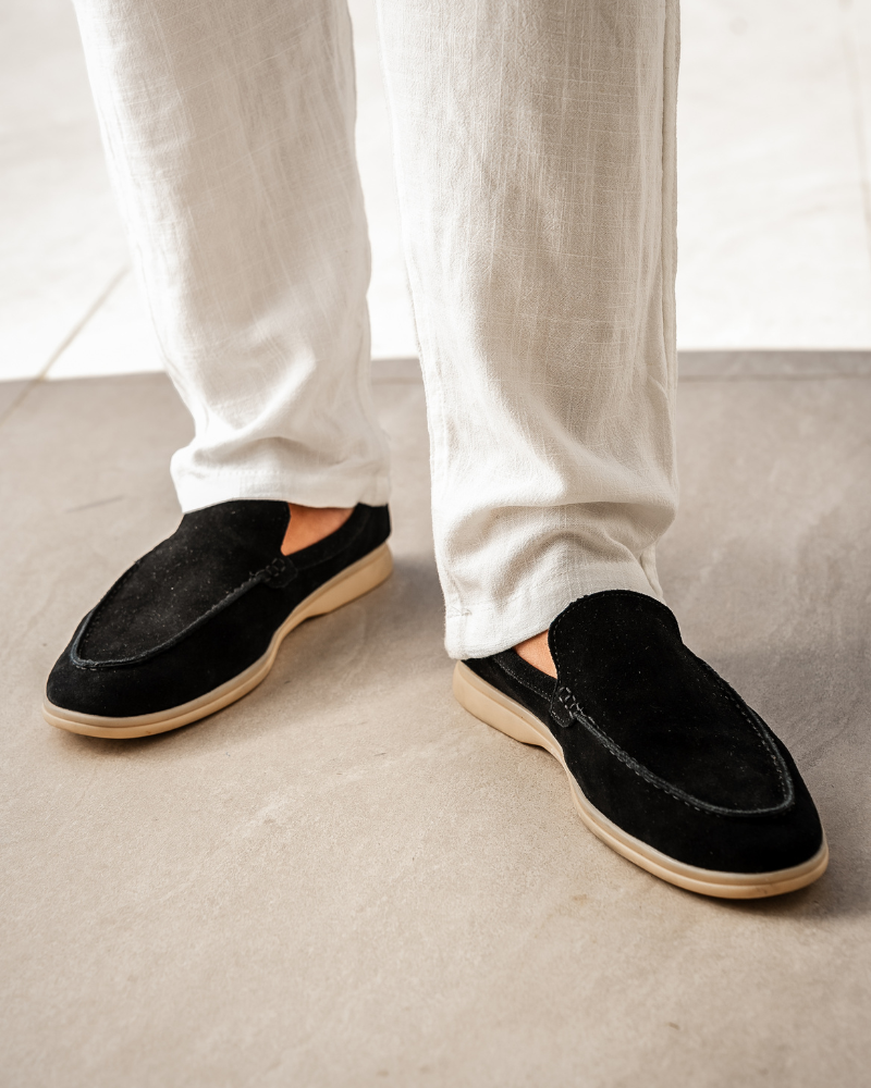 Luxury Suede Loafers with Classic Elegance