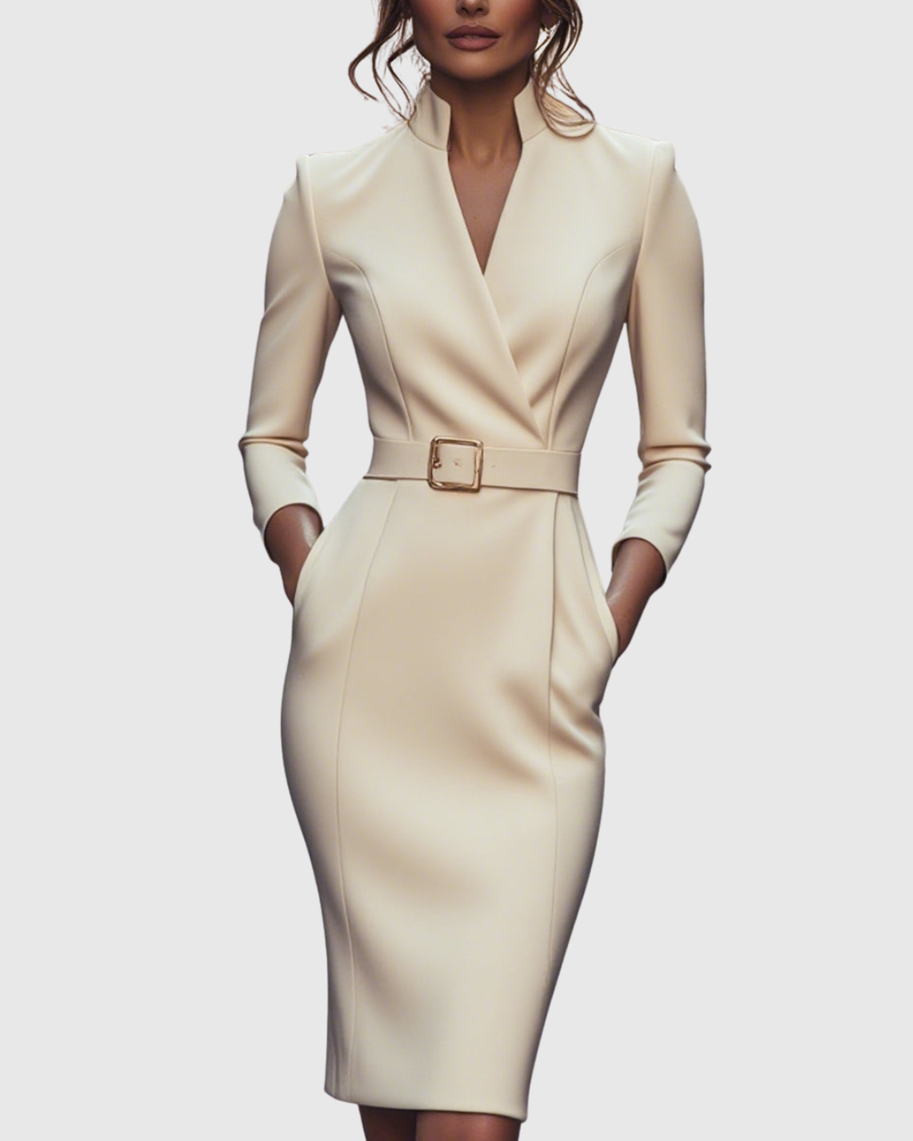 Claribel | Elegant Midi Dress