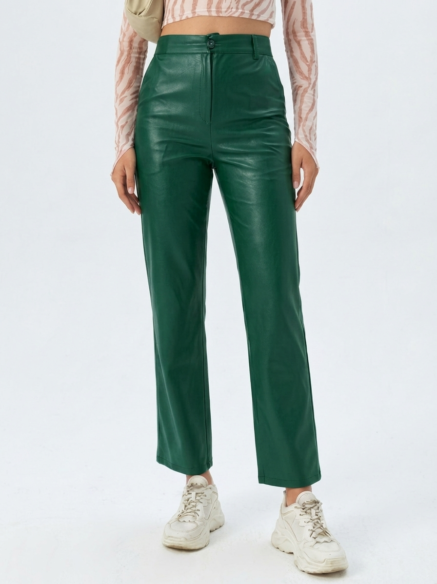 Noctra Faux Leather Pants