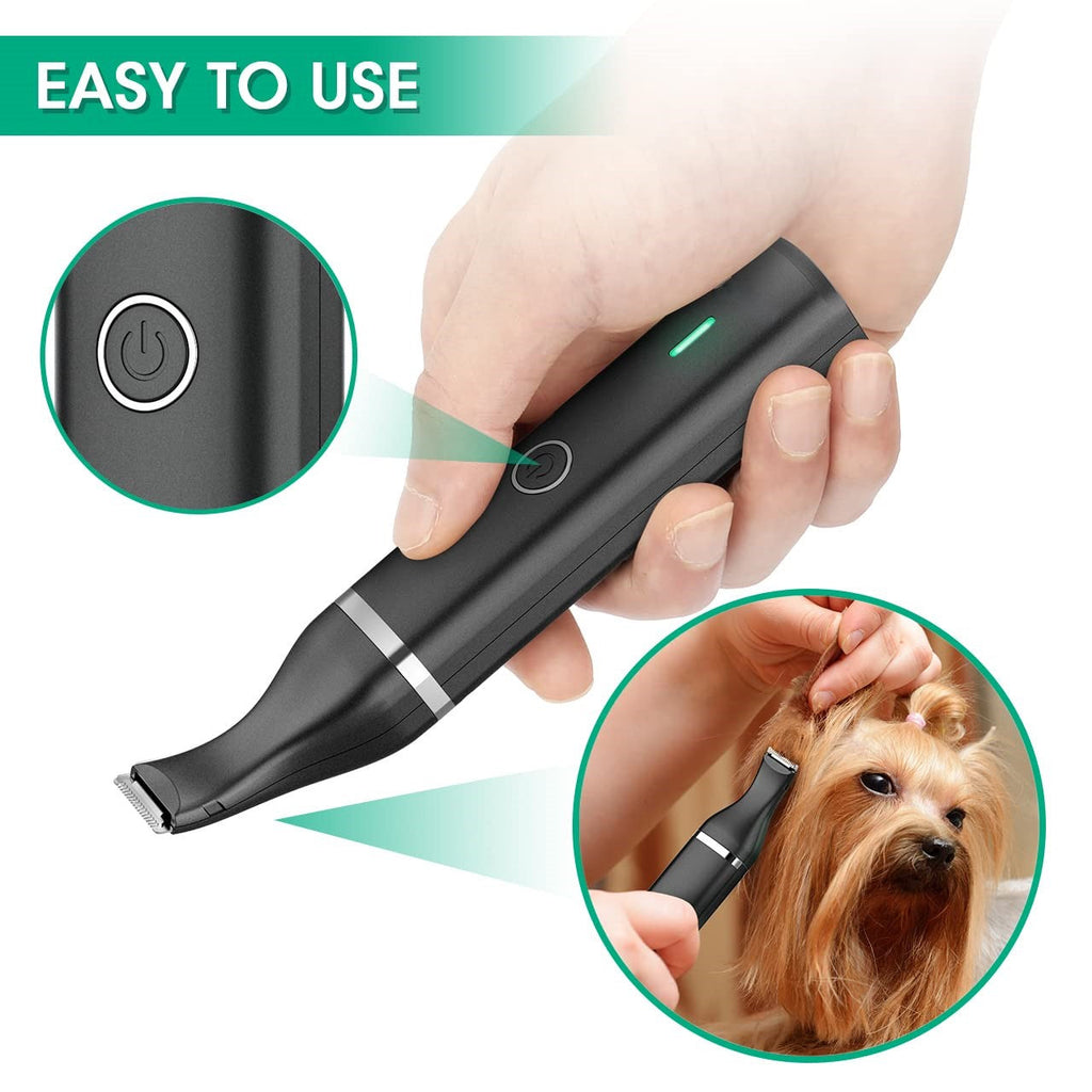 Quiet Cordless Pet Clipper with Dual Blades – Efficient Grooming Tool for Dogs and Cats at Home