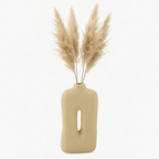 Natural Tone Square Paper Mache Planter