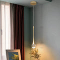 Suspension en verre Vetra à lumière chaleureuse