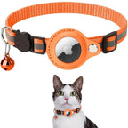 Reflective Cat GPS Tracker Collar – Breakaway Safety Buckle, Adjustable Fit & Night Visibility