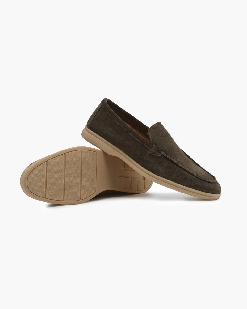 Luxury Suede Loafers with Classic Elegance