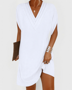 Relaxed V-Neck Dress – Effortlessly Comfortable
