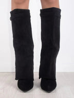 Chic Suede Women's Boots – Stylish and Comfortable